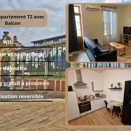 Appartement T2 Avec Balcon Proche Centre-Ville Narbonne Exterior photo